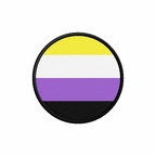 PR 10171 nonbinary flag rond