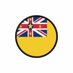 PR 10149 NIUE flag rond