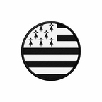 PR 10145 Bretagne flag rond
