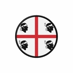 PR 10141 Sardaigne flag rond