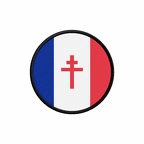 PR 10140 francelibre flag rond