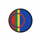 PR 10129 Sami flag rond