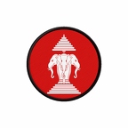 PR 10128 Laosold flag rond