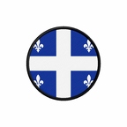 PR 10123 Quebec flag rond