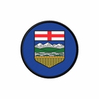 PR 10111 Alberta flag rond