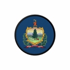 PR 10104 Vermont flag rond