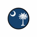 PR 10098 Southcarolina flag rond