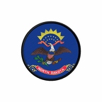 PR 10093 Northdakota flag rond