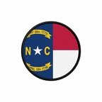 PR 10092 Northcarolina flag rond