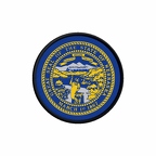 PR 10087 Nebraska flag rond