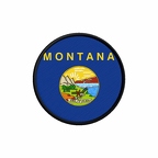 PR 10086 Montana flag rond