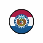 PR 10085 Missouri flag rond