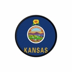PR 10077 Kansas flag rond