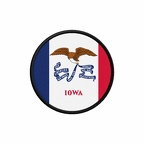 PR 10076 Iowa flag rond