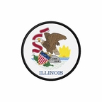 PR 10074 Illinois flag rond