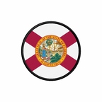 PR 10071 Floride flag rond