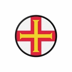 PR 10059 Guernesey flag rond