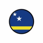 PR 10048 Curacao flag rond