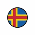 PR 10046 Aland flag rond