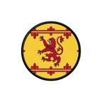 PR 10043 Ecosseroyal flag rond