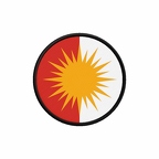PR 10034 Yazidi flag rond