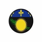 PR 10029 Guadeloupe flag rond