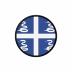 PR 10028 Martinique flag rond