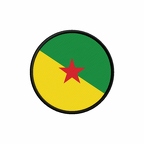 PR 10026 Guyane flag rond