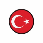 PR 10012 Turquie flag rond