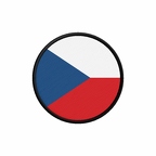 PR 10004 Reptcheque flag rond