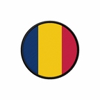 PR 10003 Tchad flag rond