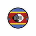 PR 10000 Swaziland flag rond