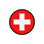 PR 9998 Suisse flag rond