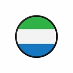PR 9992 Sierraleone flag rond