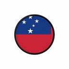 PR 9987 Samoa flag rond