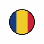 PR 9976 Roumanie flag rond