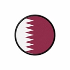 PR 9975 Qatar flag rond