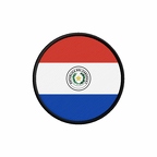 PR 9968 Paraguay flag rond