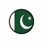 PR 9964 Pakistan flag rond