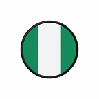 PR 9958 Nigeria flag rond