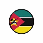 PR 9952 Mozambique flag rond
