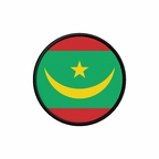 PR 9945 Mauritanie flag rond