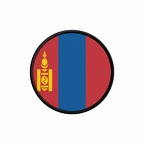 PR 9950 Mongolie flag rond