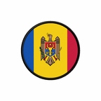 PR 9948 Moldavie flag rond