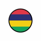 PR 9944 Maurice flag rond
