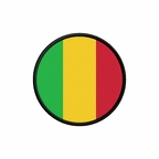 PR 9940 Mali flag rond