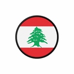 PR 9928 Liban flag rond