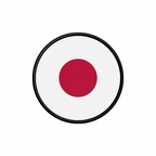 PR 9918 Japon flag rond
