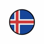 PR 9914 Islande flag rond