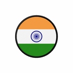 PR 9909 Inde flag rond